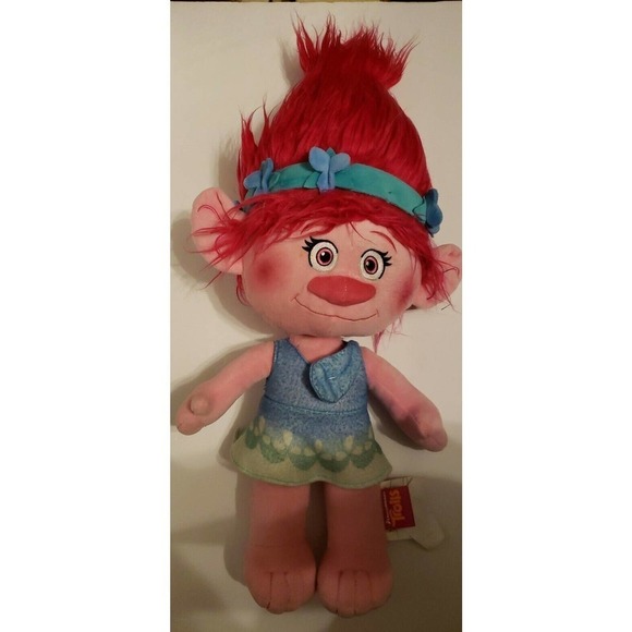 Dreamworks Troll Doll Stuffed Qnimal Plushie 23" - Picture 1 of 2